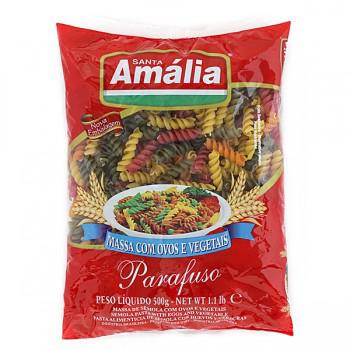 Pasta with eggs Tetracolor Fusilli